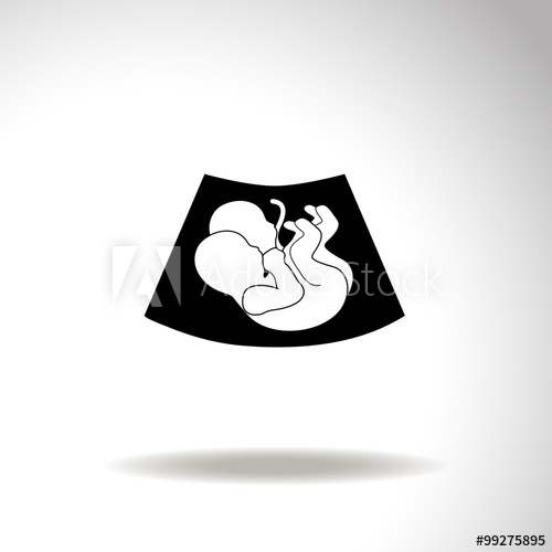500x500 Ultrasound Icon Maternity Icon Twins In Vitro Fertilization