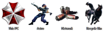 434x137 Ultimate Resident Evil Theme For Windows