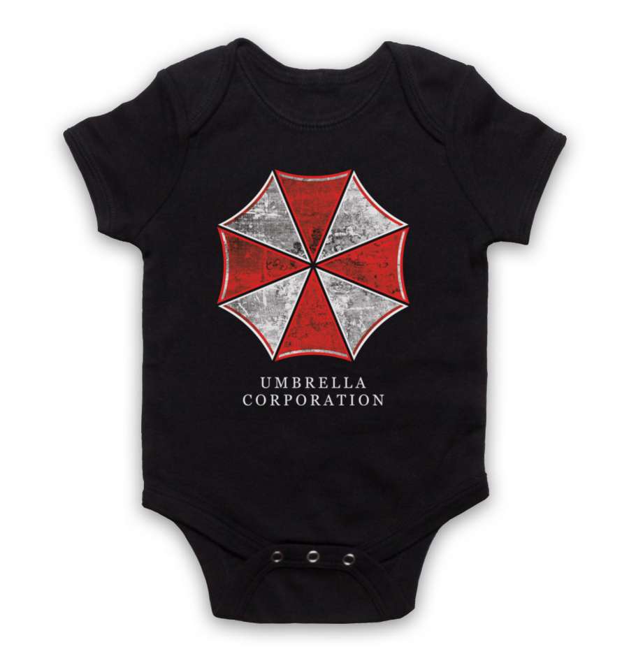 900x959 Resident Evil Baby Grow Bib Umbrella Corp Logo
