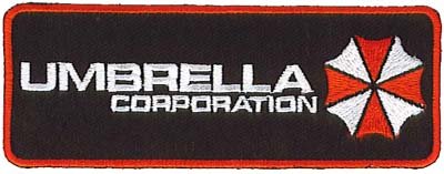400x157 Resident Evil Rectangle Size Umbrella Corporation Logo Patch