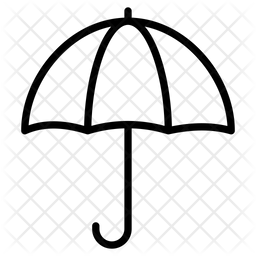 256x256 Umbrella Icon Of Line Style