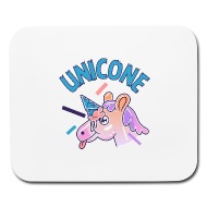 Unicone Mouse Pad Spreadshirt 190x190 Unicone Mouse Pad Spreadshirt