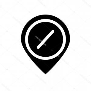 300x300 Stock Illustration Unavailable Location Icon Trendy Unavailable