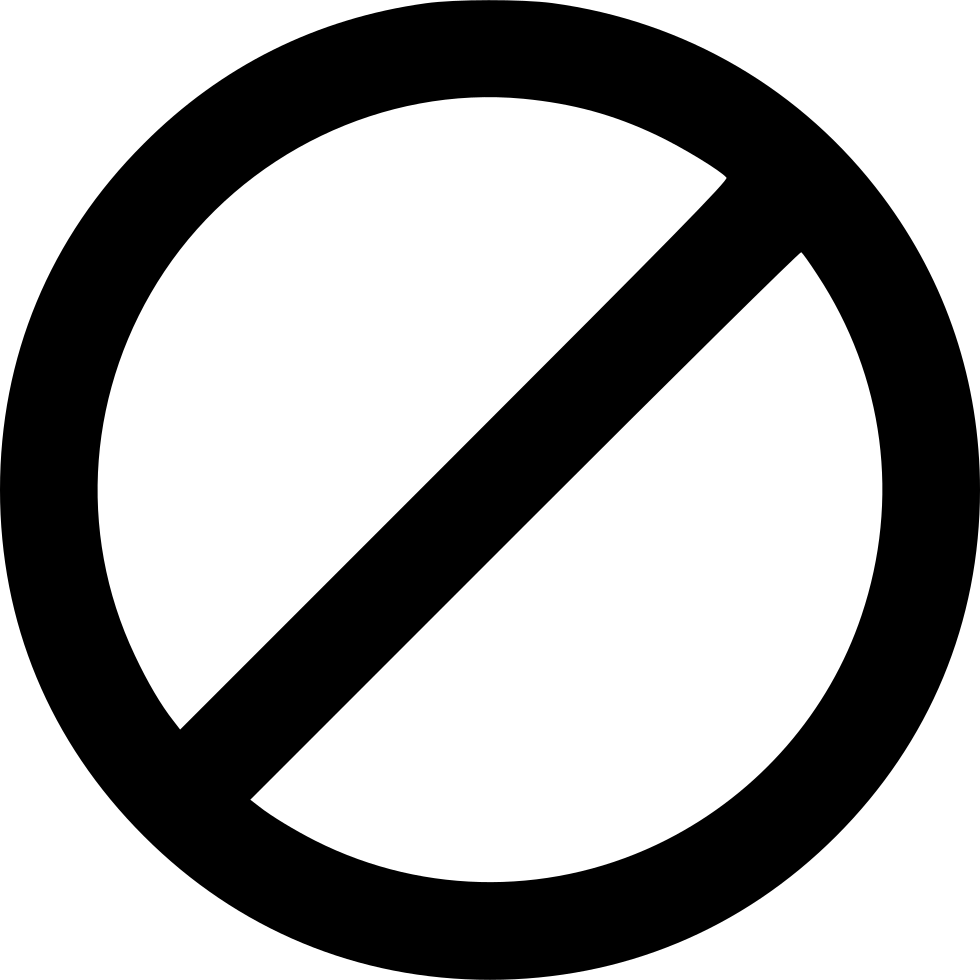 980x980 Alert Attention Basic Delete Disabled Error Unavailable Warning