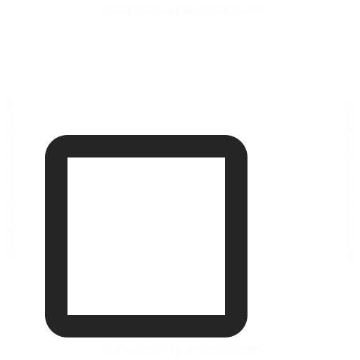 512x512 Checkbox Unchecked Icon Iconexperience