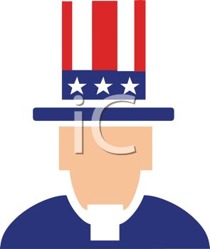 295x350 Royalty Free Clipart Image Uncle Sam Icon