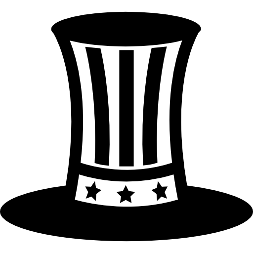 512x512 Uncle Sam Hat Symbol Icons Free Download