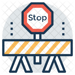 256x256 Under Construction Icon Of Colored Outline Style