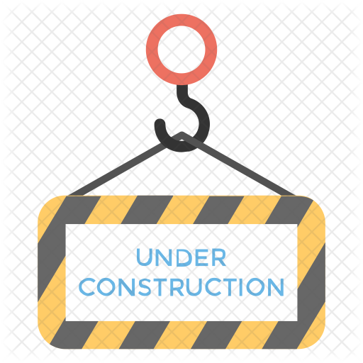 512x512 Under Construction Icon Of Flat Style