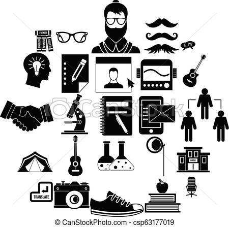 450x447 Undergraduate Icons Set, Simple Style Undergraduate Icons Set