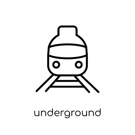 450x450 Underground Icon Trendy Modern Flat Linear Vector Underground