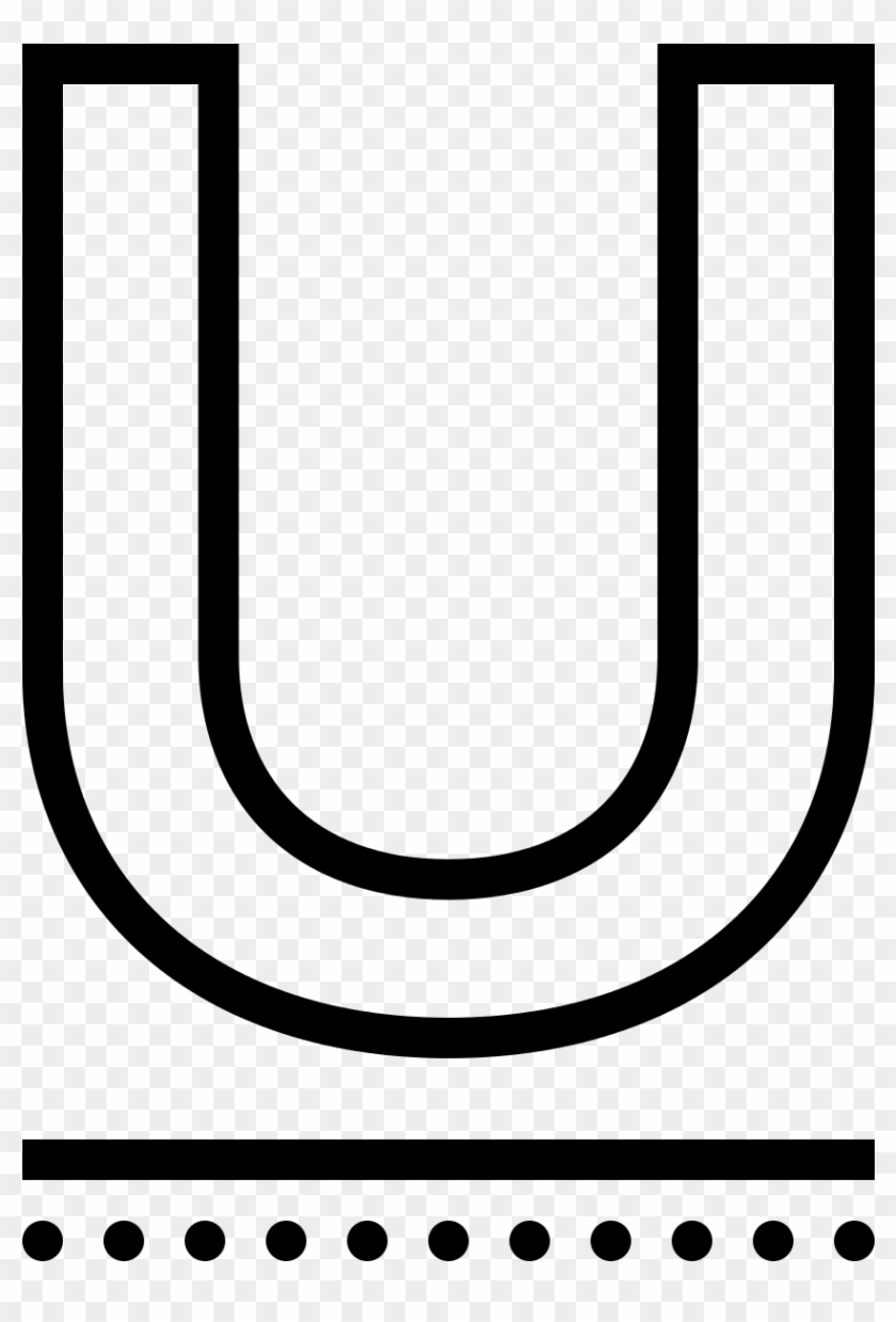 840x1239 Underline Icon, Hd Png Download