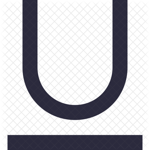 512x512 Underline Icon Of Line Style