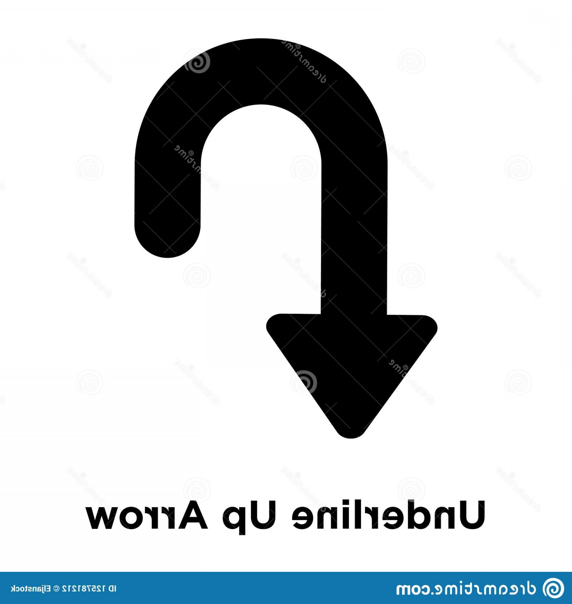 1920x2028 Underline Up Arrow Icon Vector Isolated White Background Log