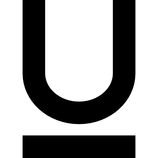 512x512 Underline Text Option Icons Free Download