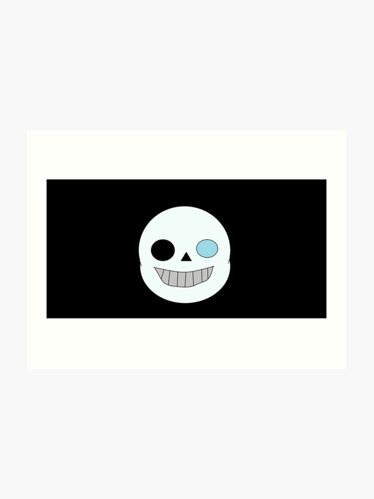 750x1000 Sans Icon Undertale Art Print