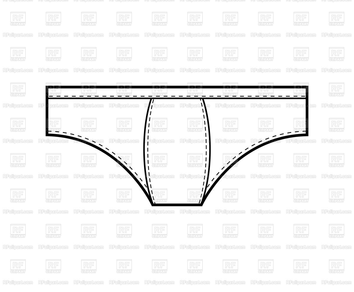 1200x991 Men Underwear, Front View