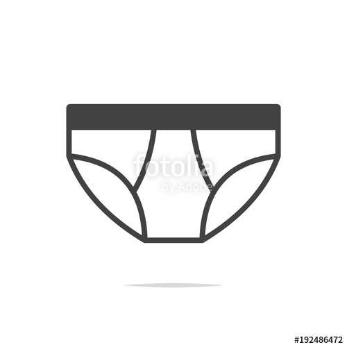500x500 Underwear Icon Vector Isolated Stock Image And Royalty Free