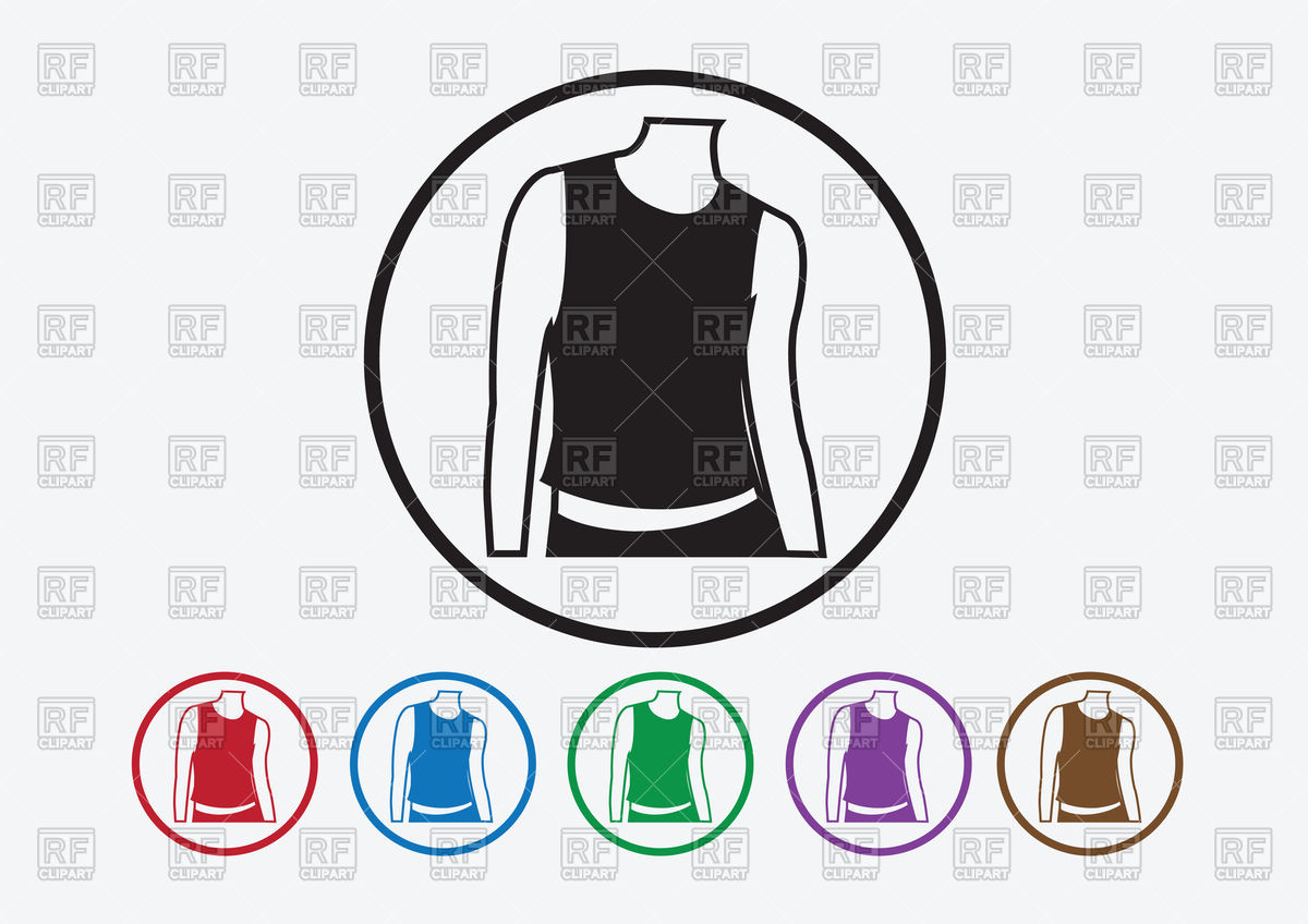 1200x848 Colourful Underwear Tank Top Icon Vector Image Of Icons