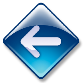 290x290 Blue Back, Undo, Return Button Png