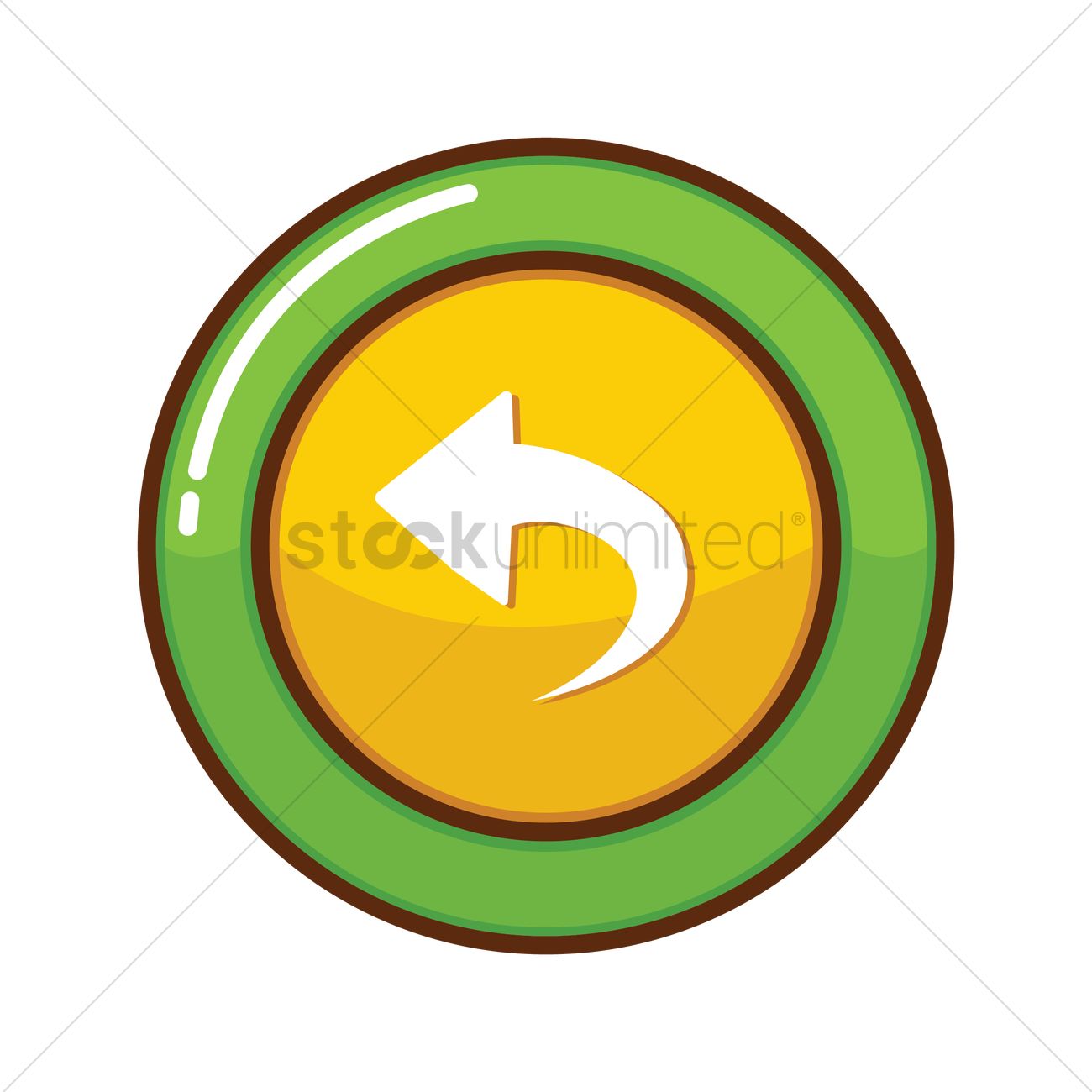 1300x1300 Undo Icon Vector Image