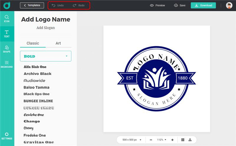 800x495 Designevo Tutorial Introduce On Logo Editing Tools