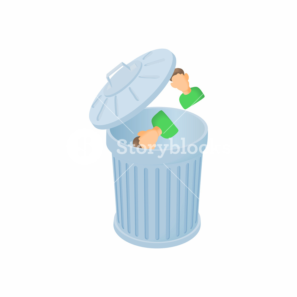 1000x1000 Dismissal Of Employees Icon In Cartoon Style Isolated On White