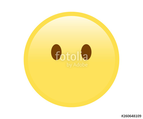 500x417 Vector Isolated Yellow Sad And Unhappy Face Icon Stock Image