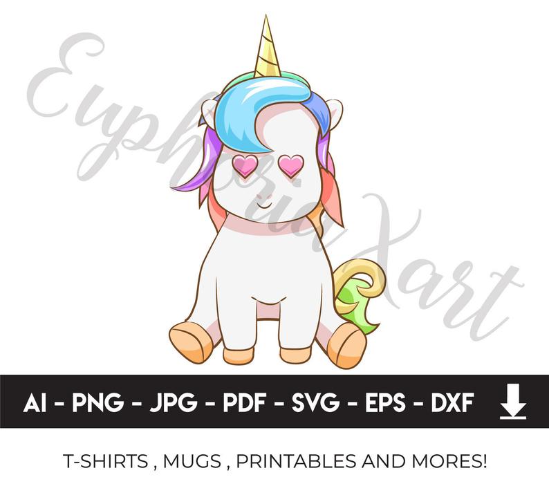 794x703 Baby Unicorn Horse Horse Clipart Unicorn Ears Etsy