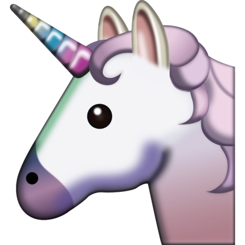 480x480 Unicorn Emoji