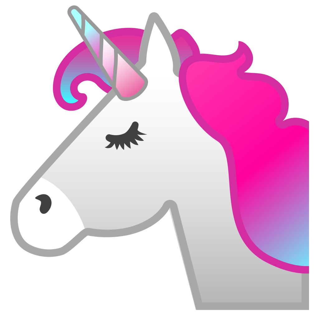 1024x1024 Unicorn Face Icon Noto Emoji Animals Nature Iconset Google