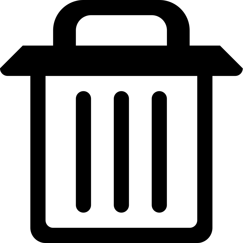 981x980 Trashcan Garbage Delete Remove Bin Uninstall Png Icon Free