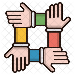Union Icon Of Colored Outline Style 256x256 Union Icon Of Colored Outline Style