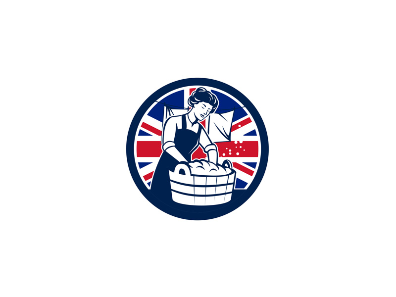 800x600 British Laundry Union Jack Flag Icon