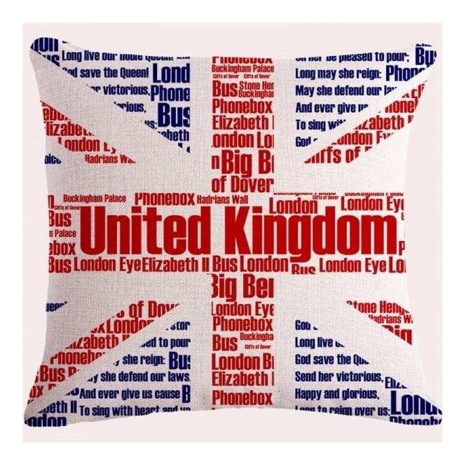 665x665 Union Jack Icon Cushion Cover