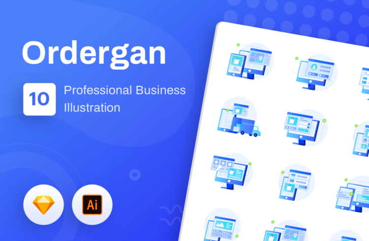 750x490 Ordergan Unique Icon Illustration Iconspace