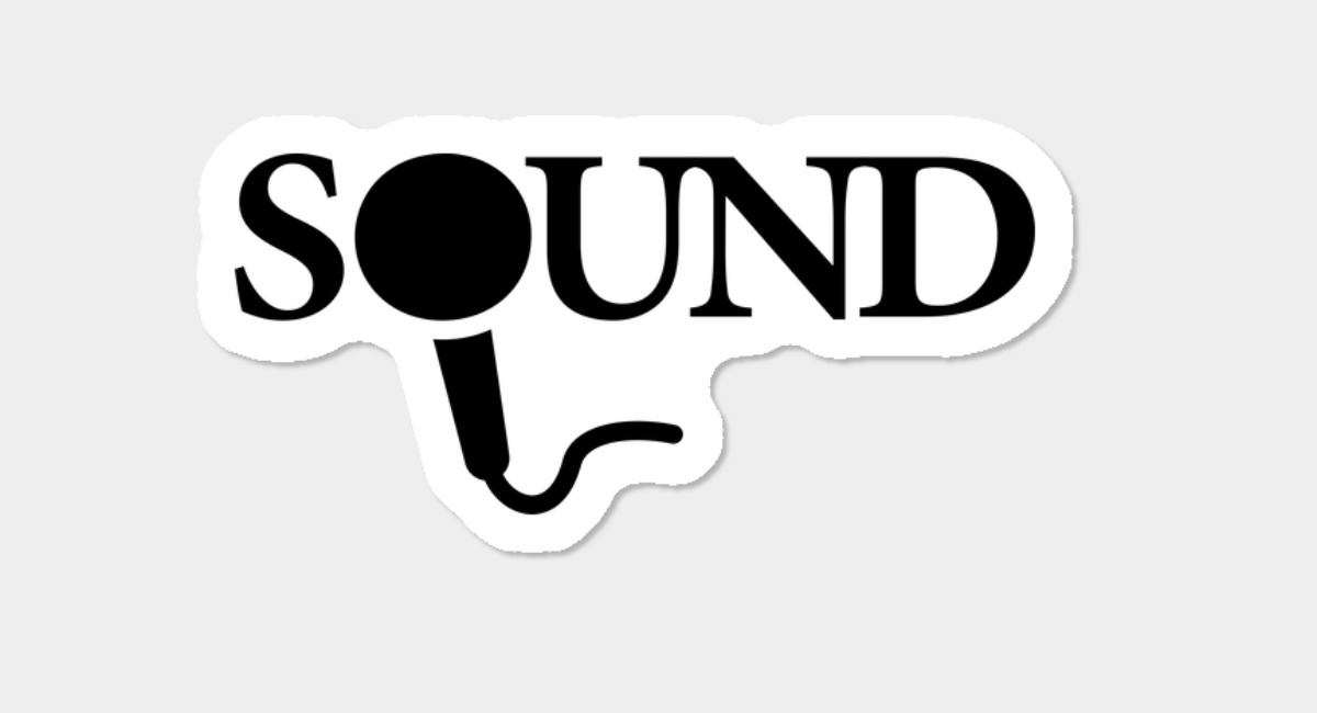 1200x650 Sound Unique Creative Icon Sticker