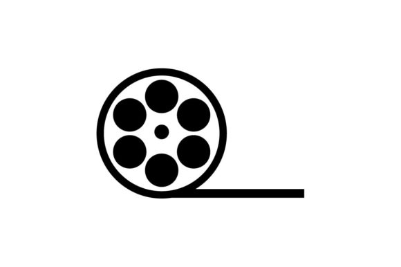 580x386 Unique And Simple Clapperboard Movie Icon Vector Graphic