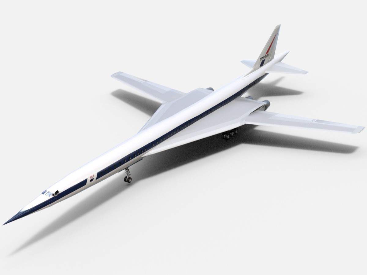 1200x900 Boeing Sst United Airlines Model