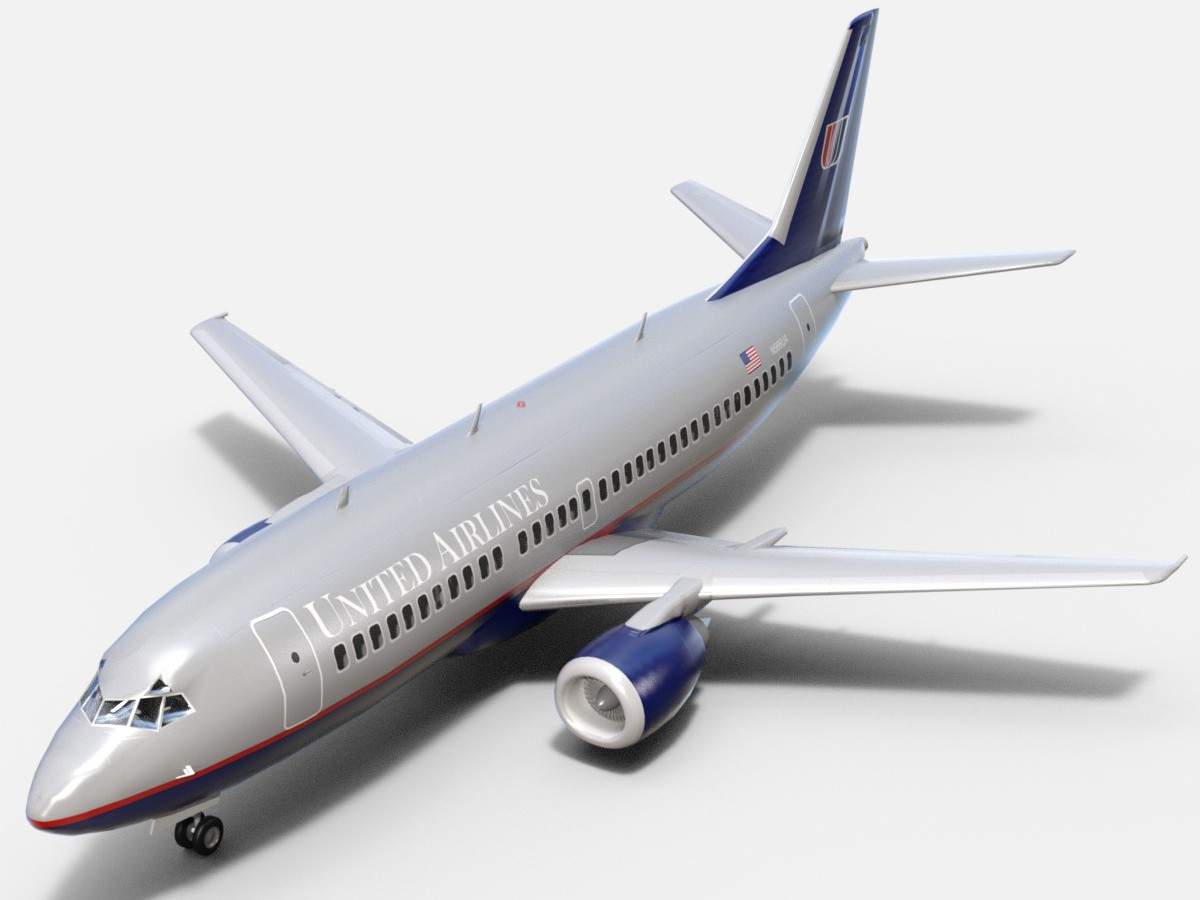 1200x900 Boeing United Airlines Model