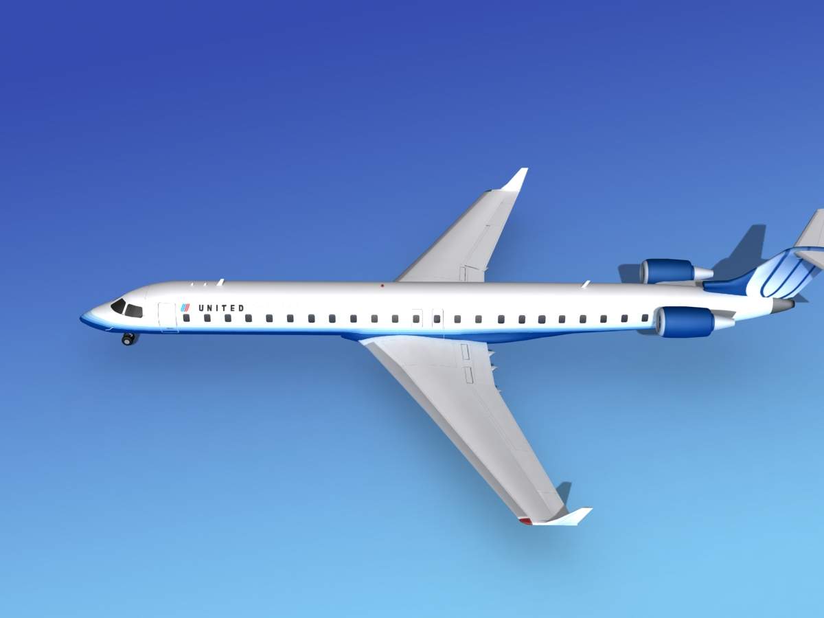1200x900 Bombardier United Airlines Express Model