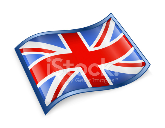568x440 United Kingdom Flag Icon Stock Vector