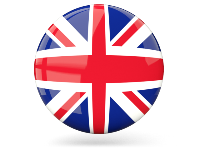 640x480 Glossy Round Icon Illustration Of Flag Of United Kingdom