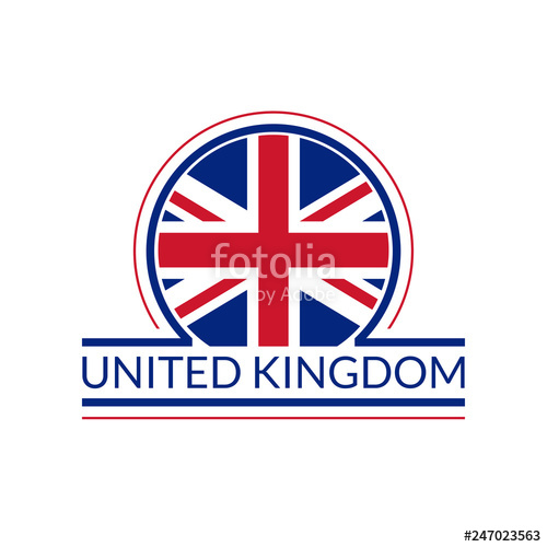 500x500 Uk Flag Icon The United Kingdom Circle Logo Or Badge British
