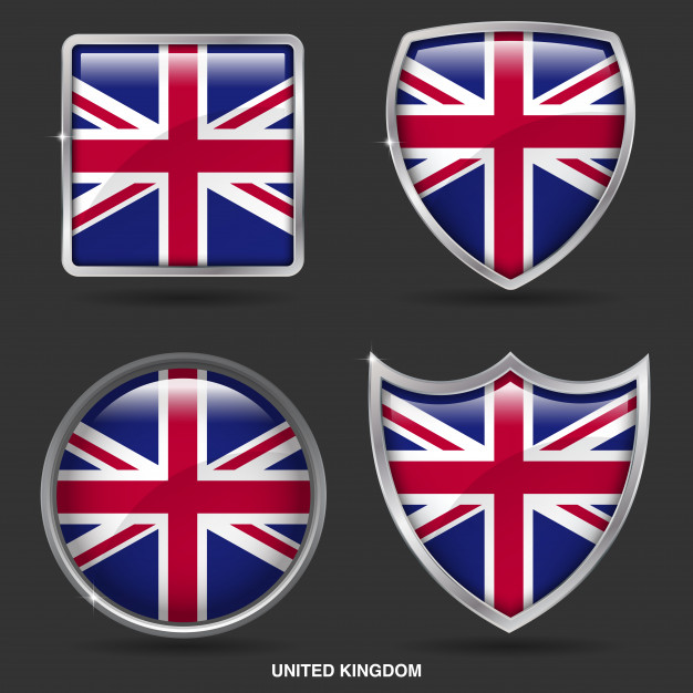 626x626 United Kingdom Flags In Shape Icon Vector Premium Download
