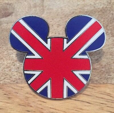 400x399 Disney Pin Epcot World Showcase Mickey Icon United Kingdom Flag