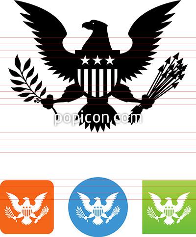 400x483 Great Seal Of The United States Icon