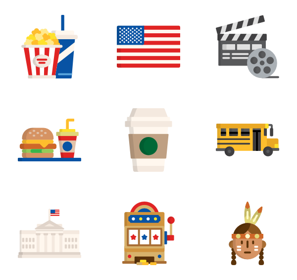 600x564 United States Icon Packs