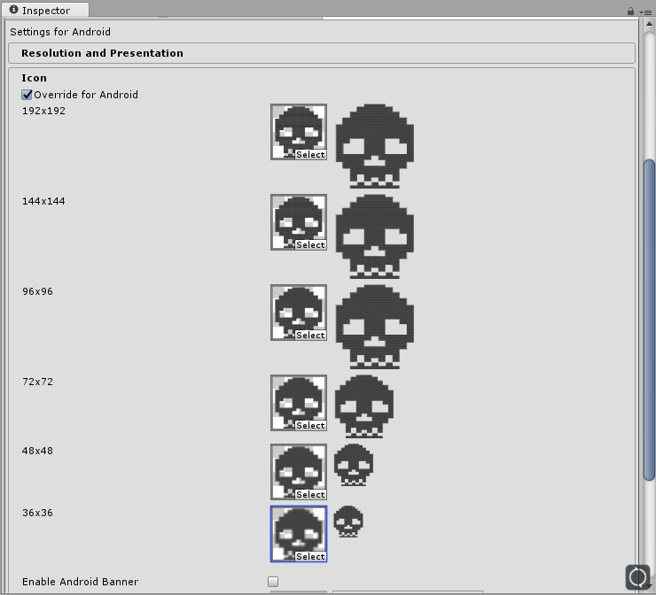 740x672 Unity Unable To Change Android Icon