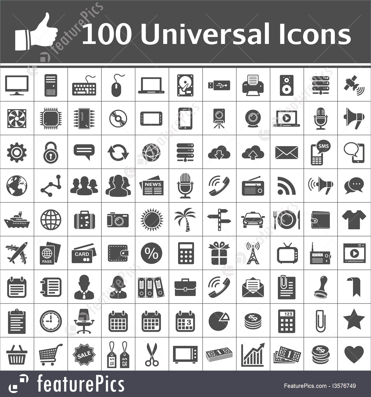 1300x1392 Emblems And Symbols Universal Icons